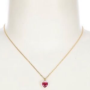 Kate Spade New York Sweetheart Crystal Short Pendant Necklace